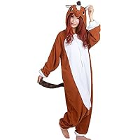 Xiqupjs Adult Onesie Animal Horse Cosplay Halloween Costumes One Piece Soft Pyjamas L