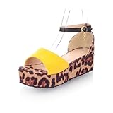 Carol Shoes New Womens Platform Wedge Heel Open Toe Sandal