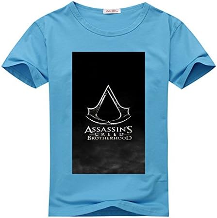 Corlorone Mens T-Shirt Assassins Creed ,black X-Large Blue