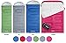 KingCamp Envelope Sleeping Bag 3 Season Lightweight Comfort Portable Great for Adults Kids Camping Backpack Hiking with Compression Sack Extreme Temp Rating 44F