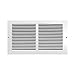 Accord AB3BGWH148 Baseboard Grille with 1/3-Inch Fins Louvered Design, 14-Inch x 8-Inch(Duct Opening Measurements), White