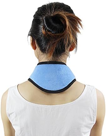 Far Infrared Portable Electric Heating Pad for Neck, 3 Temperatures Control with USB Cable,Hot Therapy, Relieve Fatigue, Improve Blood Circulatio, Keep Warm (Blue)