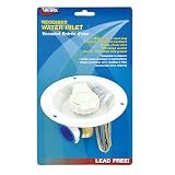 Valterra White A01-0176LFVP Recessed Water Inlet-FPT, (Carded)