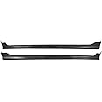 Side Skirts Compatible With 2013-2019 Nissan Sentra, Black PU Side skirt Rocker Moulding Air Dam Chin Diffuser Bumper Lip Splitter by IKON MOTORSPORTS, 2014 2015 2016