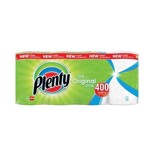 Plenty Double Kitchen Roll Ref 1105191 Pack 4 140521
