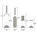 ASINNO Pet Hair Remover with Self-Cleaning Base, Grey, L