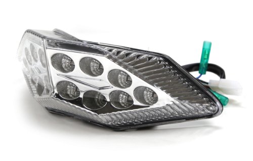 2013-2017 Kawasaki Ninja 300 Integrated Sequential LED Tail Lights Clear Lens