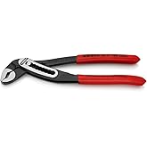 Knipex 8801180 Alicates jacaré de 18 cm, preto/vermelho