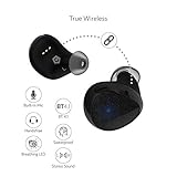 Cobble Pro Bluetooth Headset V4.1 True Wireless Earbuds In-Ear Earphones Mini Twins Headphone with Mic & Charging Carrying Case Noise Cancelling & Sweatproof for Apple iPhone 7/X/8 Plus/S9/S9+, Black
