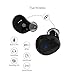 Cobble Pro Bluetooth Headset V4.1 True Wireless Earbuds In-Ear Earphones, Mini Twins Headphone with Mic & Charging Carrying Case, Noise Cancelling & Sweatproof for Apple iPhone X/8/7/8 Plus, Black
