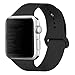 Hailan Band for Apple Watch Series 1 Series 2,New Design (Metal Tuck Clasp Outside) Soft Durable Sport Silicone Replacement Wrist Strap for iWatch,38mm / 42mm (Note the Wearing Way in 4th Image)
