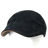 ililily Soft Cotton Newsboy Flat Cap Cabbie Vintage Irish Driver Hunting Hat