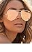 Quay High Key Mirror Gold/Gold Sunglasses