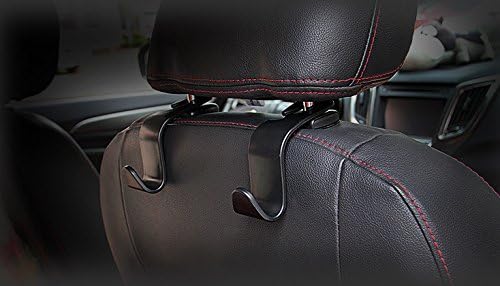 Car Back Seat Headrest Hanger Storage Hooks, Purse Handbag Grocery Bag Holder - Set of 4