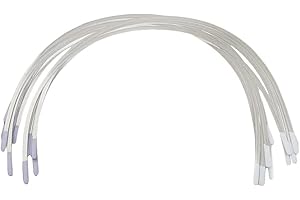 6 Pairs Stainless Steel Bra Underwire Coated Replacing Bra Wires Replacement, Underwire
