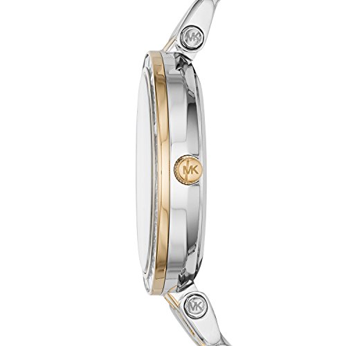 Michael-Kors-Damen-Analog-Quarz-Uhr-mit-Edelstahl-Armband-MK3405
