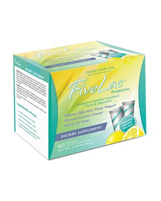 (4) Boxes FiveLac Candida Defense Fights Yeast Infections, Candida, Digestive Disorders by Global Health Trax ThreeLac