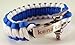 Paracord Survival Bracelet with Stainless Steel Shackle, Regular Weave
