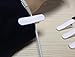 Synsen 5Pcs Headphone Headset Cable Cord Clip Holder - Clips onto Your Clothing to Keep Cord in Place (Black)