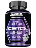 Keto Diet BHB Salts Supplement - Fat Burner - Ketosis Booster as Exogenous Ketones, Electrolytes and Caffeine - Shark Tank Diet 60 Pills