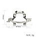 RCP -H7AD05US- H7 LED Headlight Bulb Adapter Holder for Mercedes-Benz E/MAD Class, Audi, Buick, Volkwsagen, 2pcs