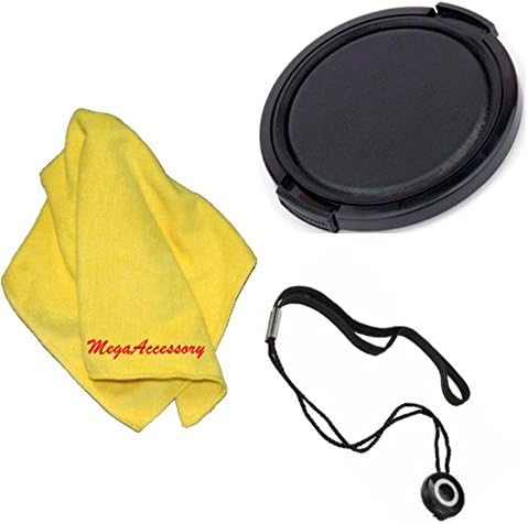 77mm Universal Snap-On Lens Cap For Canon EF 24-70mm f/2.8L USM Standard Zoom Lens + Cap Keeper + MicroFiber Cleaning Cloth