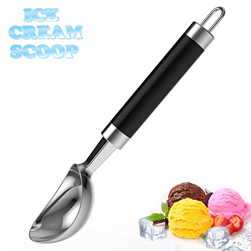 Ice Cream Scoop - Heavy Duty Stainless Steel Cookie Scoop With Comfortable Handle - Perfect For Cookie, Ice Cream, Cupcake, Muffin, Meatball,Pies