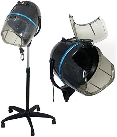 PRO Salon Beauty Standing Hair Dryer Bonnet Rolling Base Stand Up Timer Heat New