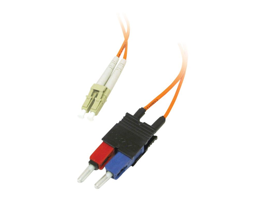 C2G 5m Fibre/Fiber Optic Cable for Fast Ethernet, Fiber Channel, ATM and Gibabit Patch Cable LSZH LC/SC Duplex Multimode Multimode 62.5/125 MM