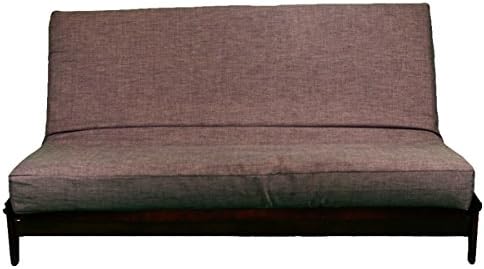 Futon Cover - Medley Plum - Linen Texture - Handmade in USA - Cot Size (30" x 75")