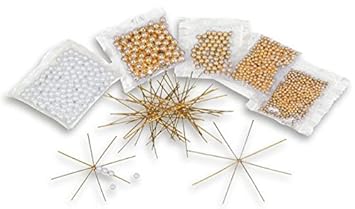 Betzold 55186 Draht Weihnachtssterne Bastel Set 12 Drahtsterne Mit 890 Perlen Weihnachtsdeko Basteln Perlen Set