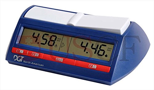 DGT North American Digital Chess Clock with Wedge Bag