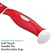 Vremi Professional Chef Knife - 12.6 Inch Stainless Steel Blade with BPA Free Sheath - Heavy Duty Kitchen Knife with Ergonomic Handle - Durable for Slicing Dicing Mincing Vegetables Meat Fruits - Red