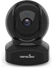 Wansview Wireless Security Camera 1080P HD Wansview, WiFi Home Indoor Camera for Baby/Pet/Nanny, Motion Detection, 2 Way Audio Night Vision, Compatible with Alexa, with TF Card Slot and Cloud