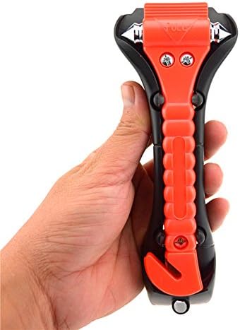 Car Safety Hammer, Emergency Escape Tool with Car Window Breaker and Seat Belt Cutter, Life Saving Survival Kit
