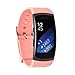 X4-TECH Band for Gear Fit2 Watch Soft Silicone Replacement Elastomer Band Plastic Wristband for Samsung Galaxy Gear Fit 2 SM-R360 Smart Watch (Pink)
