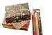 K-Kraft Vintage Prints Christmas Mid Century Modern Christmas Wrapping Paper on White Kraft - 30 inches x 180 inches per roll = 112.5 square feet total