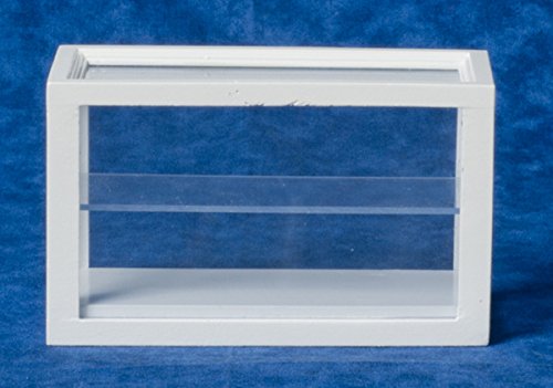 Dollhouse Miniature 1:12 Scale White Small Display Case #T5677