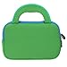 Evecase All-New Fire 7 Kids Edition Tablet Sleeve, Ultra Portable Handle Carrying Portfolio Neoprene Sleeve Case Bag for Amazon Fire HD 6/7 Kids Edition, 6'' / 7 inch HD Display - Green