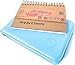 my art tools Travel journal, 220gsm, A5, 60 workable pages for pencils, charcoals, watercolor wash or mixed media twin loop spiral bound with a carrier case (Black)