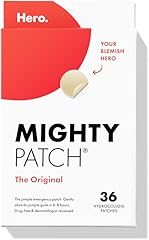 Mighty Patch Original from Hero Cosmetics - Hydrocolloid Acne Pimple Patch for Covering Zits and Blemishes, Spot Stickers for