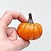 Factory Direct Craft Package of 16 Realistic Fall Mini Artificial Pumpkins for Halloween, Fall and Thanksgiving Decorating
