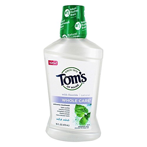 TOMS OF MAINE Fresh Mint Whole Care Mouthwash, 16 FZ
