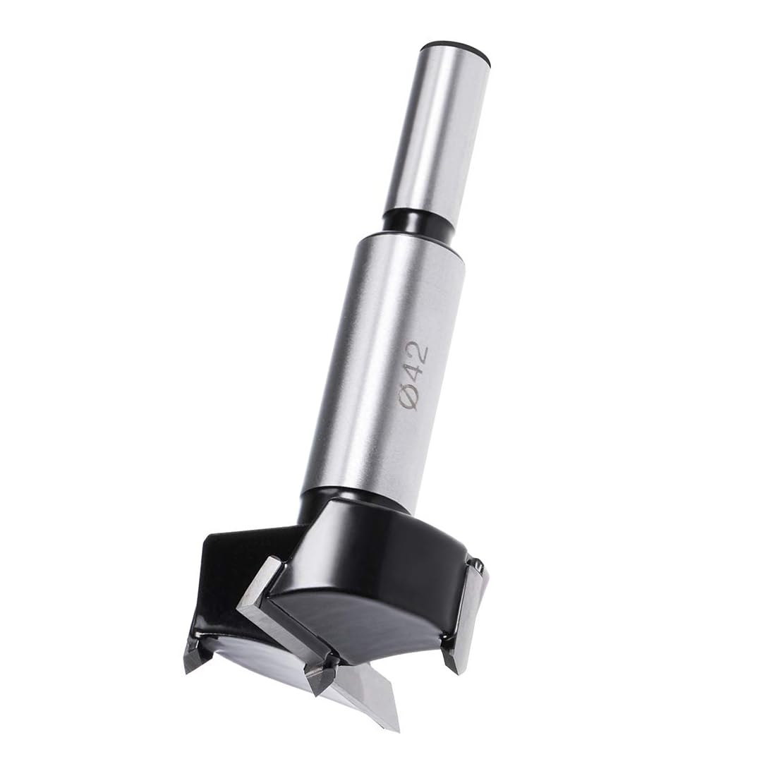 MACHSWON Forstner Drill Bits Tungsten Carbide Wood Hole Saw Opener Drill Bit 42mm Woodworking Hinge Hole Drilling Boring Bit Cutter