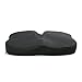 Kingta Seat Cushion Lumbar Support Pillow -Butterfly Shape New Design 3D Breathable Mesh Cover-Memory Foam Luxury Back Support and Sciatica Relief,Best for Office,Home and Car(Black)