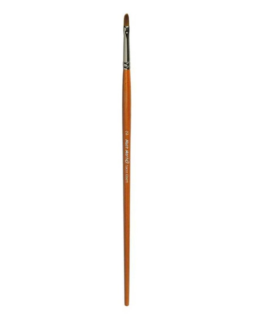 MONT MARTE Artist Brush Taklon Filbert, Standard