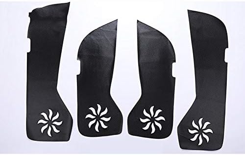 Mioahd 車内ドアカバースクラッチプロテクションアンチキックパッドステッカー フォルクスワーゲンvwティグアンmk2 17