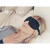 #1 Rated Patented Sleep Mask - Premium Quality Eye Mask with Contoured Shape By Nidra &reg; - Ultra Lightweight & Comfortable - Great for Travel, Shift Work, Meditation, Migraines - Sleep Satisfaction Guaranteed - Adjustable Head Straps - Sleep Anywhere, Anytime