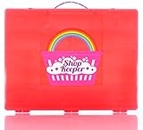 Shop Keeper Pink Storage Container and Carrying Case - Compatible with Shopkins