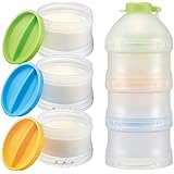 Simba Twist-Lock Stackable Formula Dispenser and Snack Containers